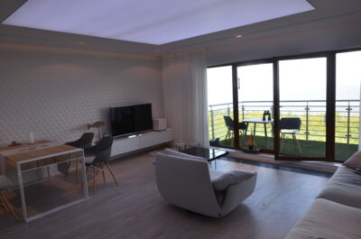 apartament z widokiem na morze
