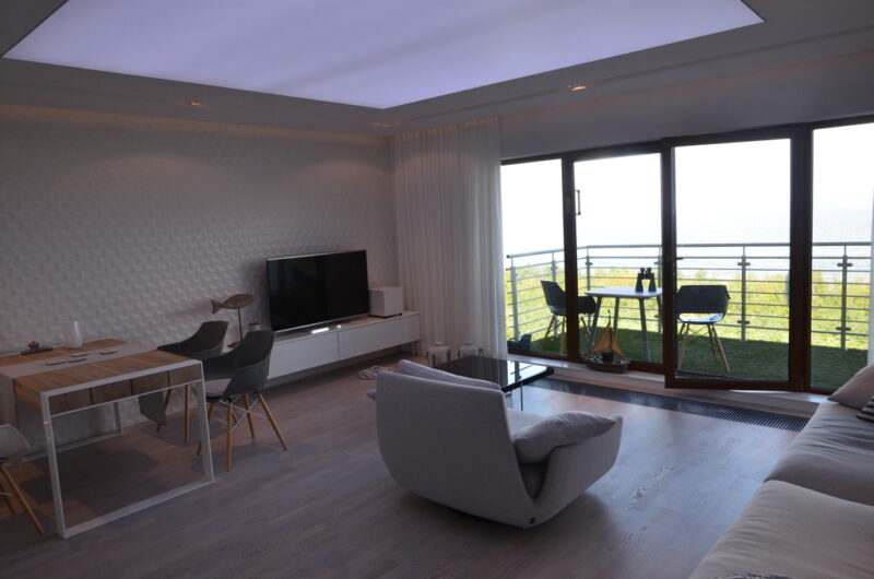 apartament z widokiem na morze