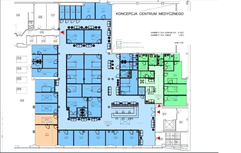 Open space - działalność medyczna, coworking