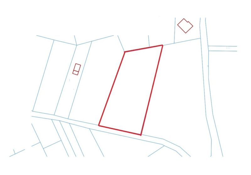 Warnowo Działka z planem zagospodarowania