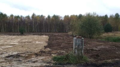 Działka budowlana warunkami zabudowy 25km od morza