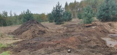 Działka budowlana warunkami zabudowy 25km od morza