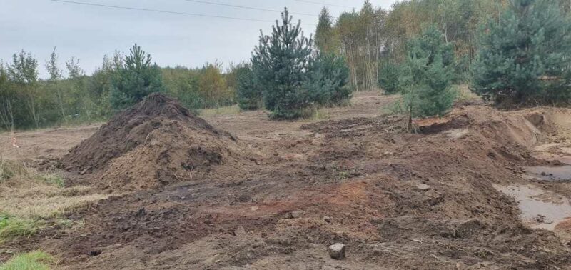 Działka budowlana warunkami zabudowy 25km od morza