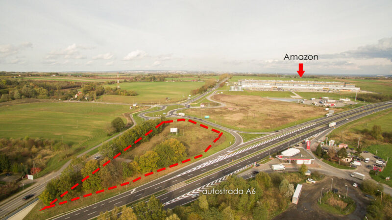 Top Lokalizacja przy Amazon A6, pozw na budowe