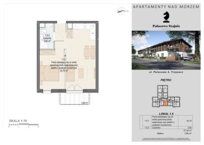 Trzęsacz Apartament 2 pok., ogródek, basen