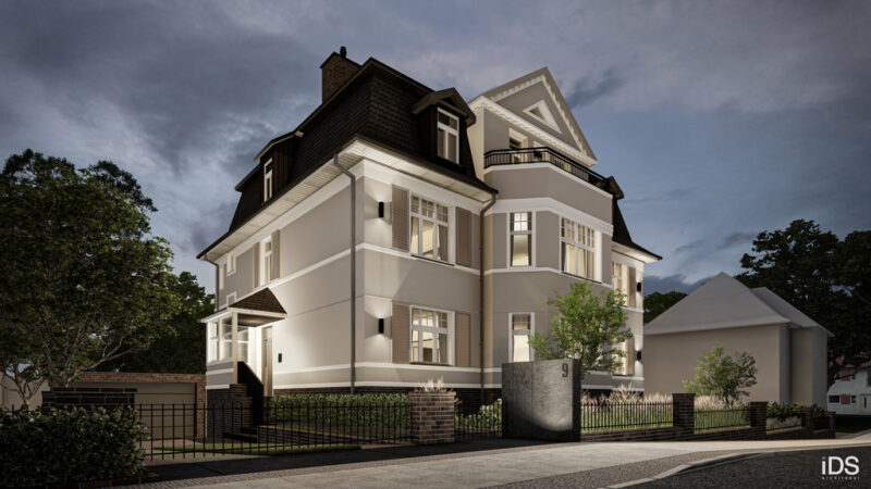 Apartament w willi w starej części Pogodna