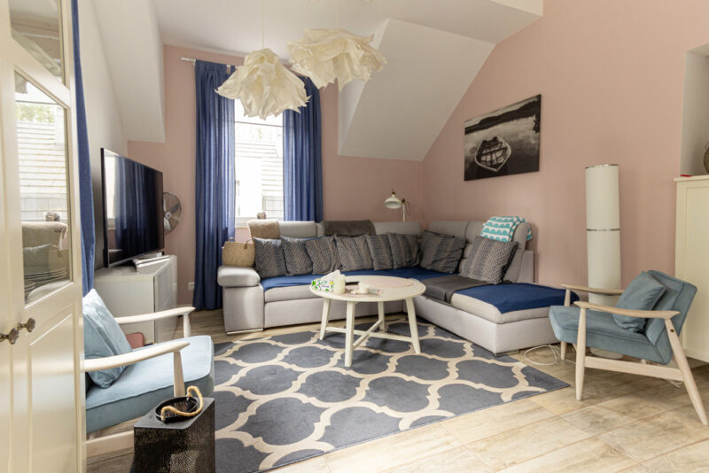 Apartament pięknie urządzony nad morzem