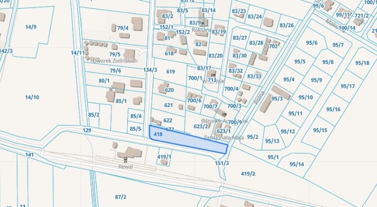 Działka w Rewalu, 700m od morza,