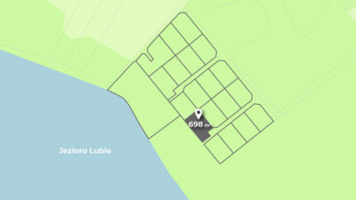 Najpiękniejsze działki nad jeziorem Lubie:)