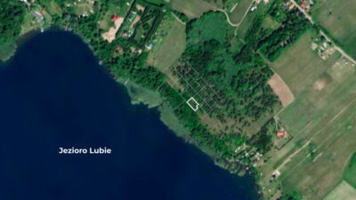 Najpiękniejsze działki nad jeziorem Lubie:)