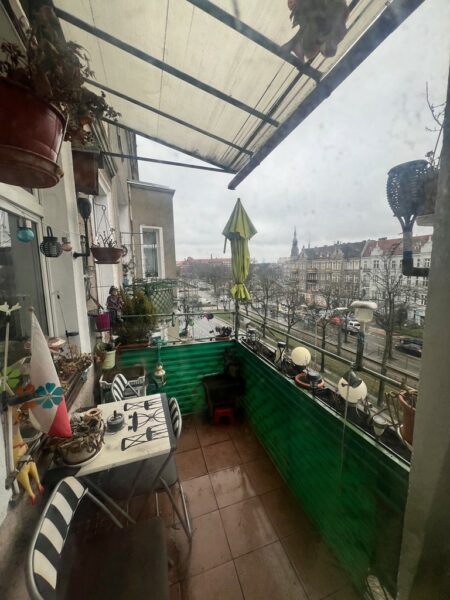 Pl. Kościuszki, 4 pok. z balkonem, duży potencjał