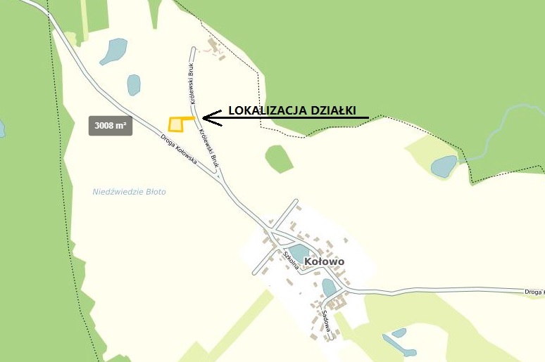 Unikalna działka w Kołowie przy Puszczy Bukowej