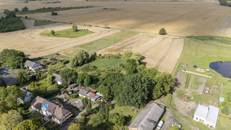 Działka Bęgardowo 3005 m2 media MPZP