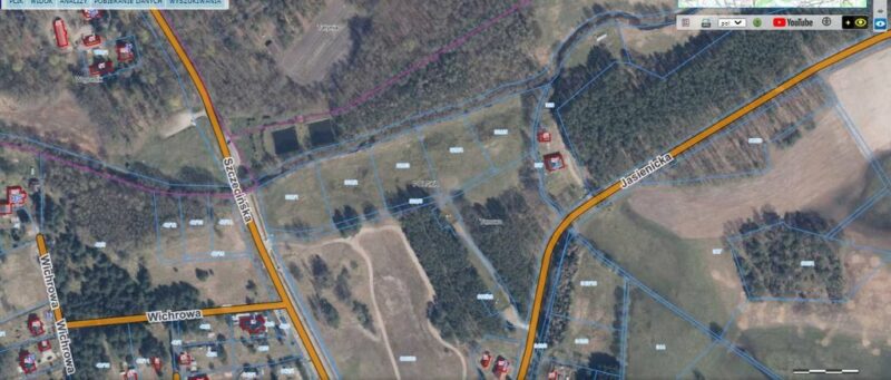 Działka Tanowo,gm.Police 1.74ha,plan-usługi,dr asf