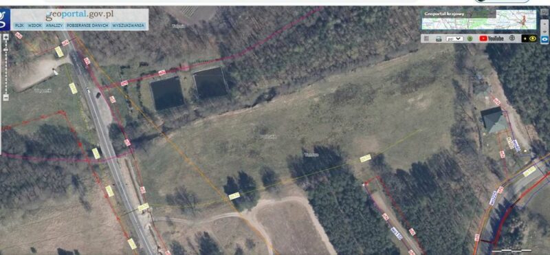Działka Tanowo,gm.Police 1.74ha,plan-usługi,dr asf