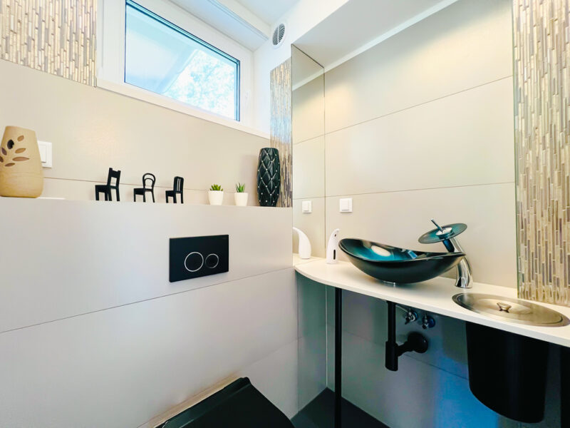 Komfortowy bliźniak blisko lasu