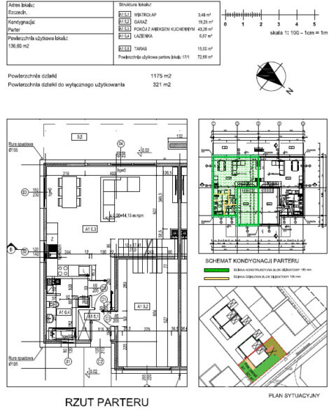 Dom jednorodzinny w zabudowie bliźniaczej 136m2