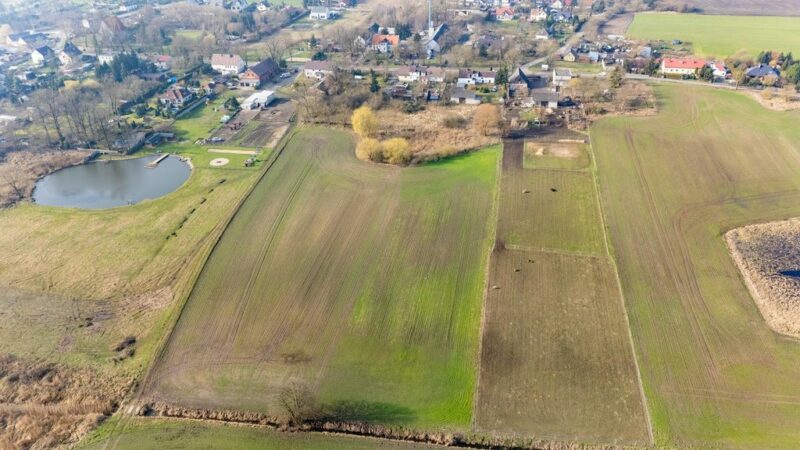 Działka Bęgardowo 5792 m2 media MPZP