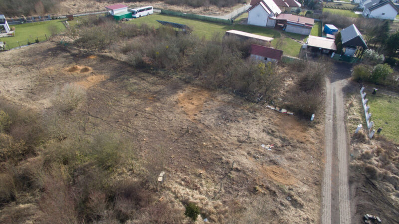 Wołczkowo 1497m2 na 1-2 domy wolnostojące, uzbroj.