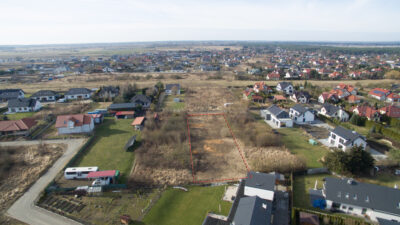 Wołczkowo 1497m2 na 1-2 domy wolnostojące, uzbroj.