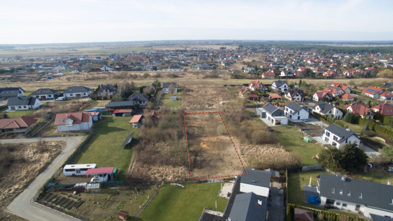 Wołczkowo 1497m2 na 1-2 domy wolnostojące, uzbroj.