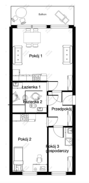 Na sprzedaż 3 pokojowe mieszkanie w Kołobrzegu