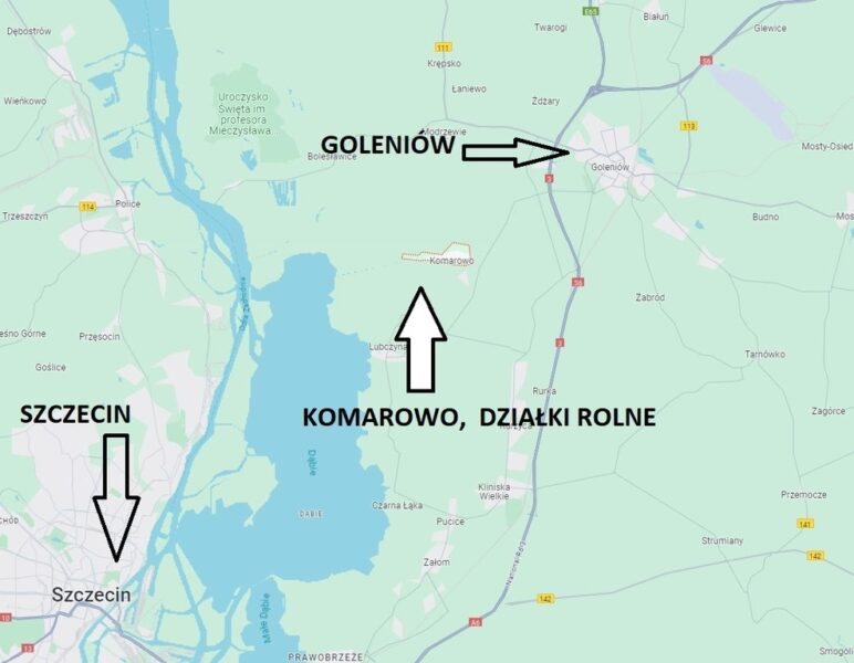 Działka rolna Gm.Goleniów na sprzedaż