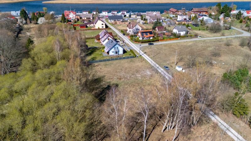 1243 m2 - piękna działka delta Świny - Karsibór