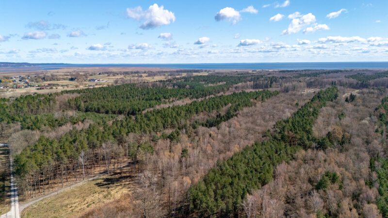 1243 m2 - piękna działka delta Świny - Karsibór