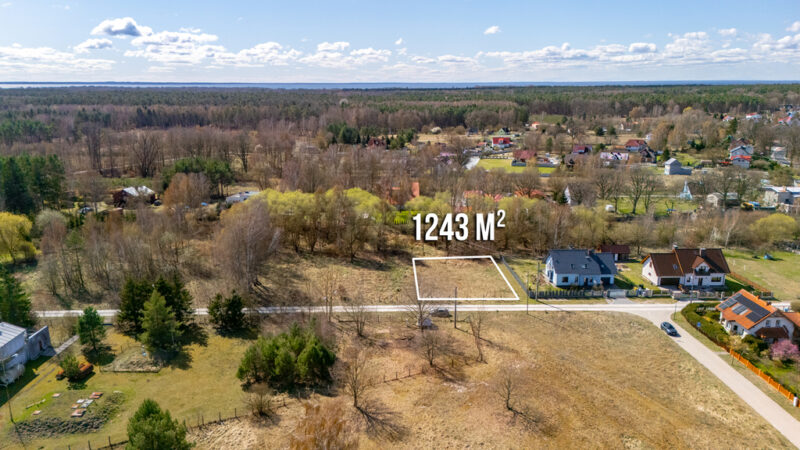 1243 m2 - piękna działka delta Świny - Karsibór