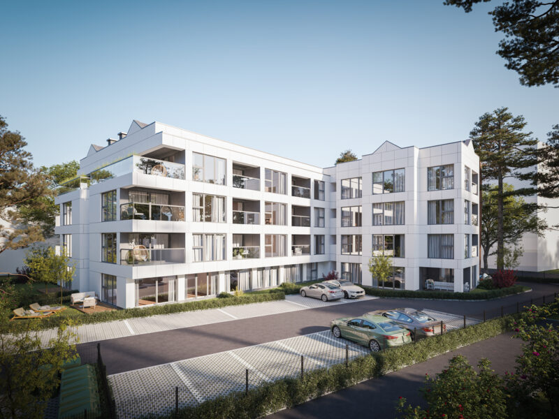 Mielno, apartamenty 120 m od plaży