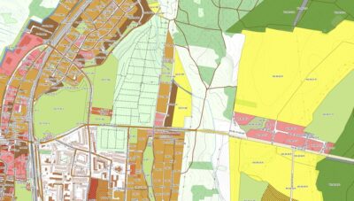 Działka budowlana z planem zagospodarowania