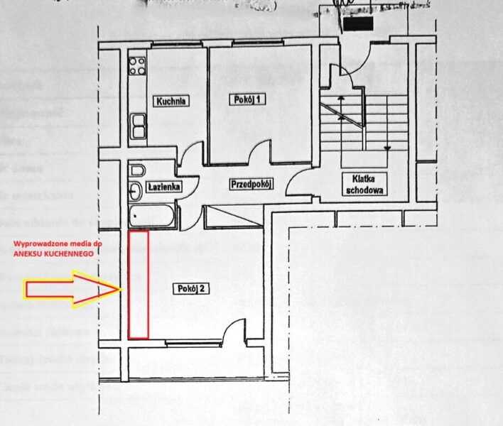 2 pokoje, balkon, parter-obok Hanza, po remoncie!