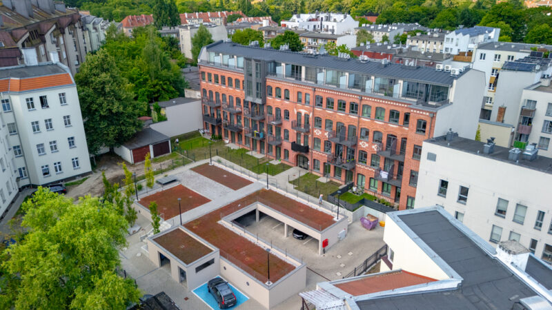 Nowoczesny loftowy apartament w centrum miasta.