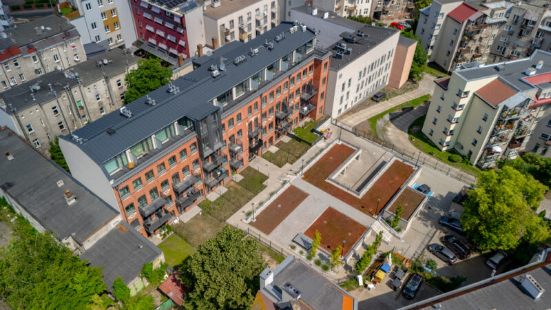 Nowoczesny loftowy apartament w centrum miasta.