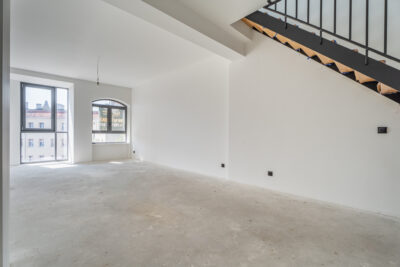 Nowoczesny loftowy apartament w centrum miasta.