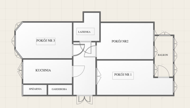 Przestronne 3 pokoje Jana Pawła II- 90 m2