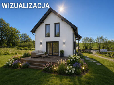 Nowy dom 140 m², działka 3200 m², Sierpowo