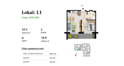Apartament w pierwszej linii zabudowy od morza