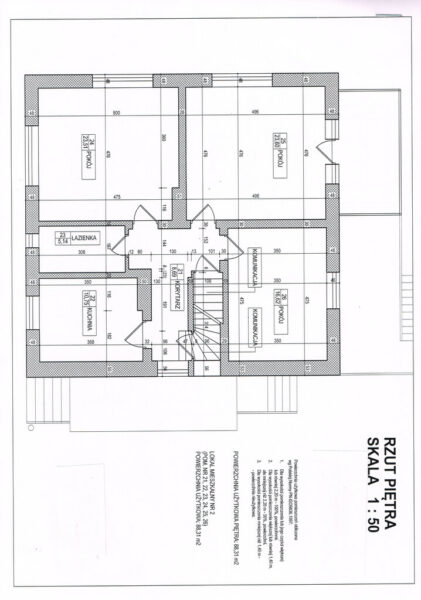 Piętro domu, 139m2, 3pokoje, działka, 410 tys.zł