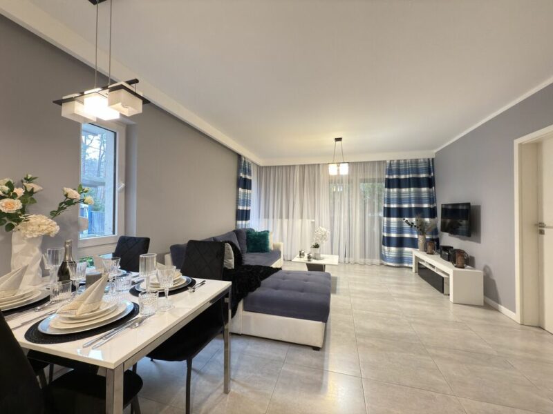Apartament z ogrodem 5 min od morza!