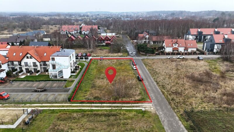 Działka inwestycyjna Niechorze blisko latarni MPZP