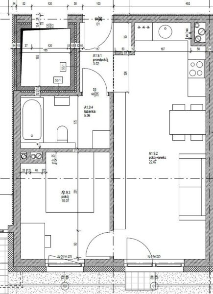 Dwupokojowe mieszkanie z ogródkiem!
