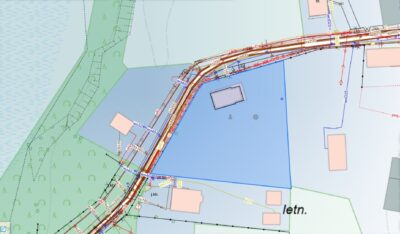 Duża działka nad Zalewem z domem