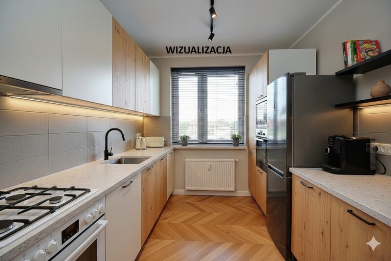 3 pokoje, balkon, miejsce parkingowe za szlabanem