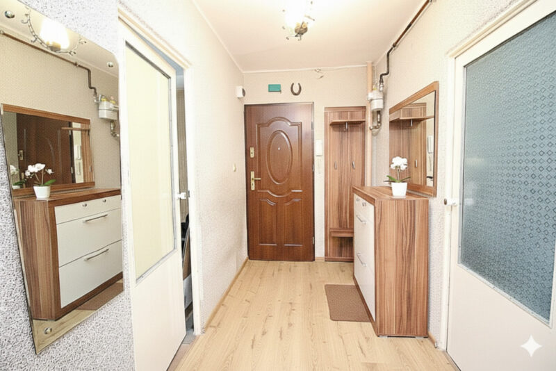 3 pokoje, balkon, miejsce parkingowe za szlabanem