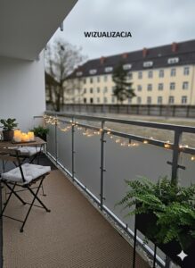3 pokoje, balkon, miejsce parkingowe za szlabanem