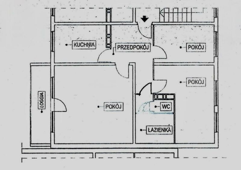 3 pokoje! Balkon! 1-piętro, Gumieńce! STER!