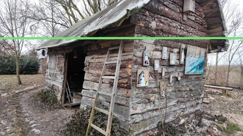 Artystyczny zaułek w Ukiernicy – cisza i spokój
