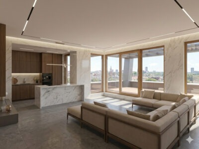 Śródmieście/Penthouse/131 m²/Taras+60 m²/Garaże